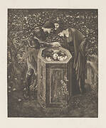 The Baleful Head. From the portfolio: The Work of E. Burne-Jones.