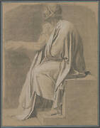 Figure Study for "The Death of Socrates"