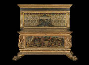 Pair of marriage chests: The Morelli Chest