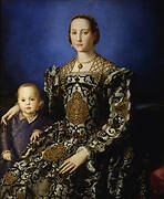 Portrait of Eleonora di Toledo with her  son Giovanni