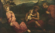 The Holy Family, with Saint John the Baptist