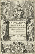 Titelpagina voor Breviarium Romanum, 1614