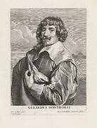 Portret van de schilder Gerard van Honthorst