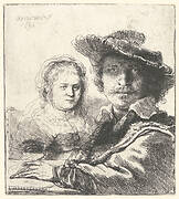 Rembrandt and His Wife Saskia