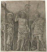 The Risen Christ between St Andrew and Longinus