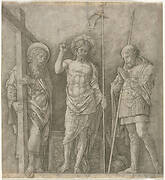 The Risen Christ between St Andrew and Longinus