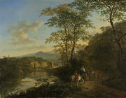 Italian Landscape with the Ponte Lucano over the Aniene River