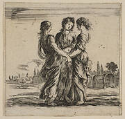 The three graces, from 'Game of Mythology' (Jeu de la Mythologie)