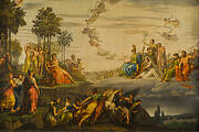 The stage curtain by G. B. Borghesi