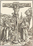 Christ on the Cross Between the Virgin and Saint John