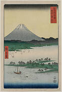 Pine Groves of Miho in Suruga, from the series Thirty-six Views of Mount Fuji