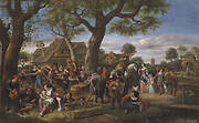 Peasants Merrymaking Outside an Inn (Previously “Fair at Warmond”)