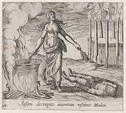 Plate 64: Medea Restoring Aeson's Youth (Aesoni decrepito iuventam restituit Medea), from Ovid's 'Metamorphoses'