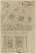 Design for the Decoration of the Semi-Dome of a Church Apse.