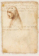 Bust-Length Profile of an Old Woman (verso)