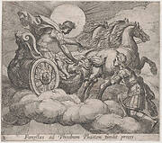 Plate 11: Phaeton before Apollo (Funestas ad Phoebum fundit preces.), from Ovid's 'Metamorphoses'