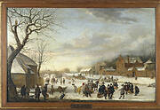 Winter Landscape with Skaters