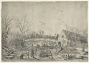 The Great Flood of January 10, 1624 (or Repairing the Broken Dike on the River Lek by Vianen, 1624)