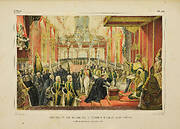 Sacred Ceremony of D. Pedro 1 ° Emperor of Brazil in Rio de Janeiro 1 ° December 1822