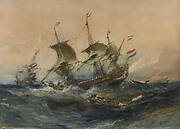 Dutch Ships in a Storm