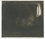 St Jerome in a dark chamber