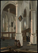 Interior of the Oude Kerk, Delft