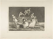 Plate 1 from the 'Disparates': Feminine folly.