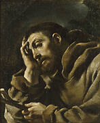 Saint Francis in meditation