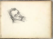 William Makepeace Thackeray (in Sketch Book With Drawings on Twenty-six Leaves)