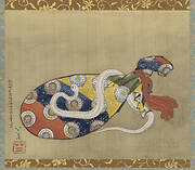 The Lute and White Snake of Benten (Sarasvati)