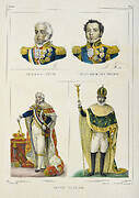 Portraits of the King D. João VI and the Emperor D. Pedro I