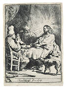 Christ at Emmaus: The Smaller Plate