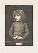 Portrait of Philip Comyns Carr. From the portfolio: The Work of E. Burne-Jones.