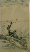 Figure Seated Under a Tree