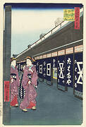 One Hundred Famous Views of Edo “omendana Cotton-goods Lane in Otenma-cho”