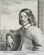 Portrait of Frans van den Wyngarde, engraver and publisher