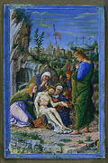 Single Leaf from a Book of Hours: Pieta