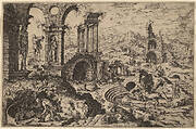 Saint Jerome in a Landscape with Ruins