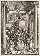 The Glorification of  the Virgin, from The Life of the Virgin