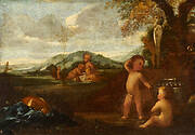 Putti in a Landscape