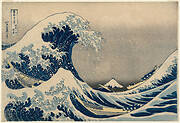 Under the Wave off Kanagawa (Kanagawa-oki nami-ura), also known as the Great Wave, from the series Thirty-six Views of Mount Fuji (Fugaku sanjūrokkei)