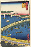 One Hundred Famous Views of Edo “Ryogokubashi Bridge and Okawabata Riverbank”