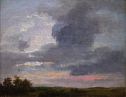 Cloud Study over flat Landscape