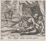 Plate 104: Peleus Embracing Thetis (Peleus Thetide vinculis coarctata potitur), from Ovid's 'Metamorphoses'