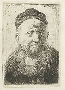 Man wearing a close cap: bust (the artist’s father?)