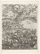 Beleg van La Rochelle, september 1627-oktober 1628 (centrale kaart, deel middenonder)