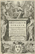 Titelpagina voor Breviarium Romanum, 1648