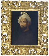 Portrait of Michelangelo with a turban