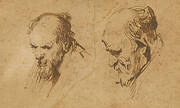 Two Studies of the Head of an Old Man