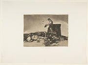 Plate 48 from 'The Disasters of War' (Los Desastres de la Guerra): 'Cruel tale of woe!'(Cruel Lástima!)